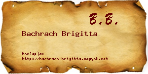 Bachrach Brigitta névjegykártya